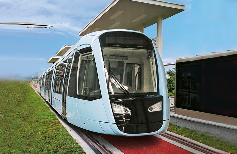阿爾斯通100%低地板現(xiàn)代有軌電車(chē)在蓉2號(hào)線